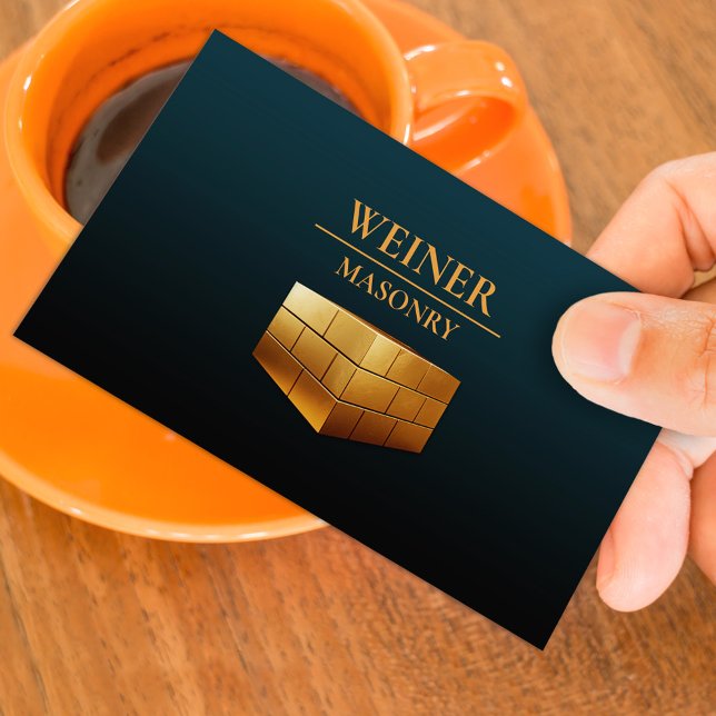 Affärskortet Masonry Constructions Visitkort (Skapare uppladdad)
