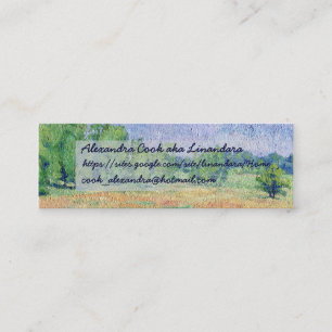 Affärskortet Meadows Nature-related Mini Visitkort