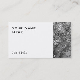 Affärskortet med mjukt tryck vitt visitkort