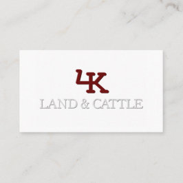 Affärskortet Minimalistisk Logotyp med inbäddad ef Visitkort