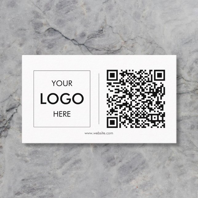 Affärskortet Minimalistisk Professionell för QR-lo Visitkort (Skapare uppladdad)