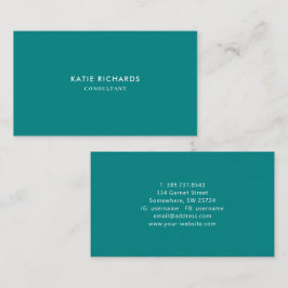 Affärskortet Minimalistisk Professionell-skalning Visitkort