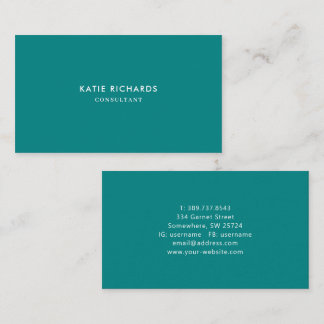 Affärskortet Minimalistisk Professionell-skalning Visitkort