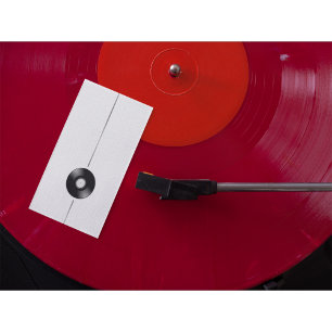 Affärskortet Minimalistisk vinylpost Visitkort