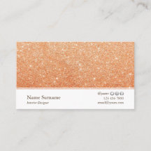 Affärskortet Minimalistiskt Glitter Insida Designe