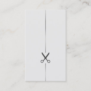 Affärskortet Minimalistiskt hårslista Visitkort