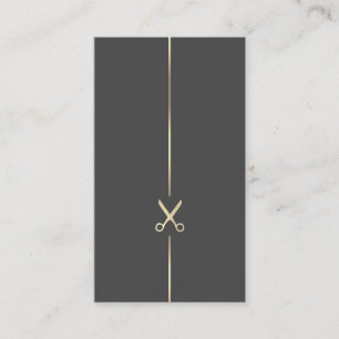 Affärskortet Minimalistiskt hårslista Visitkort