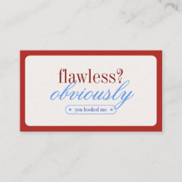 Affärskortet Minimalistiskt typografi i Makeup Sty Visitkort