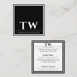 Affärskortet mode Design Square Fyrkantigt Visitkort