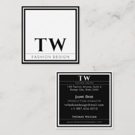 Affärskortet mode Design Square Fyrkantigt Visitkort