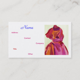Affärskortet mode Designer Autumn II Visitkort
