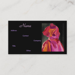 Affärskortet mode Designer Autumn II Visitkort