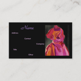 Affärskortet mode Designer Autumn II Visitkort