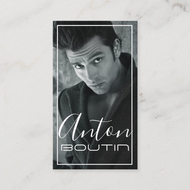 Affärskortet Modelladress Visitkort (Framsida)