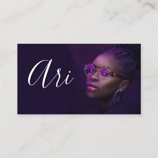 Affärskortet Modelladress Visitkort (Framsida)