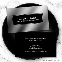 Affärskortet Modern Accounting Professionell Visitkort