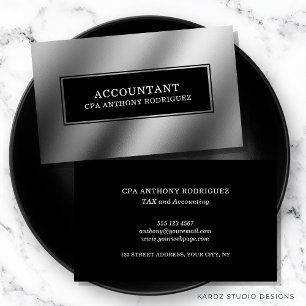 Affärskortet Modern Accounting Professionell Visitkort