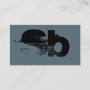 Affärskortet Modern attraktiv monogram Standard Visitkort