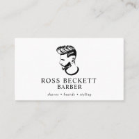 Affärskortet Modern Barber Hair Stylist