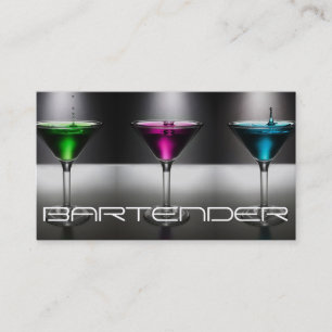 Affärskortet Modern Bartender Visitkort