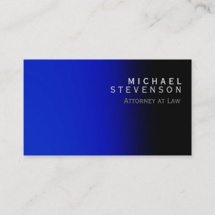 Affärskortet Modern Blue Attorney på Law Visitkort
