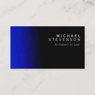 Affärskortet Modern Blue Attorney på Law Visitkort