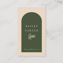 Affärskortet Modern Chic Arch Beauty Hair Stylist