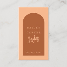 Affärskortet Modern Chic Arch Lash Visitkort