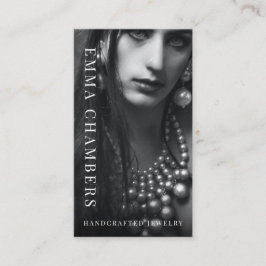 Affärskortet Modern Chic Jewelry Designer Visitkort