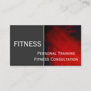 Affärskortet Modern Elegant Personal Trainer Visitkort