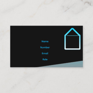 Affärskortet Modern entreprenör och hemförbättring Visitkort