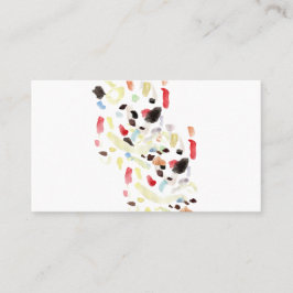 Affärskortet Modern färgstark Abstrakt Visitkort