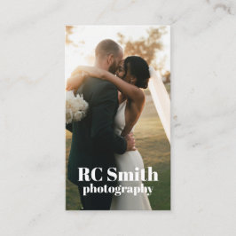 Affärskortet Modern fotoskrivare Visitkort