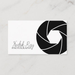 Affärskortet Modern fotoskrivare Visitkort