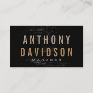 Affärskortet Modern Grått Bold Text Brev Visitkort