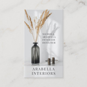 Affärskortet Modern Insida Designer Photo Visitkort