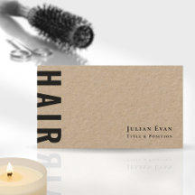Affärskortet Modern Kraft Hair Stylist