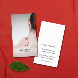 Affärskortet Modern massage Therapist Visitkort