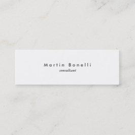 Affärskortet Modern minimalistisk vanlig Smala Mini Visitkort