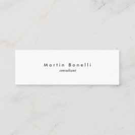 Affärskortet Modern minimalistisk vanlig Smala Mini Visitkort