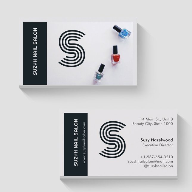 Affärskortet Modern Nagel polsk set Nail Salon Visitkort (Skapare uppladdad)