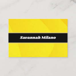 Affärskortet Modern Professionell Gult Visitkort