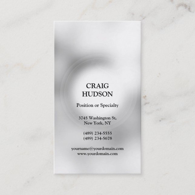 Affärskortet Modern Professionell Visitkort (Framsida)