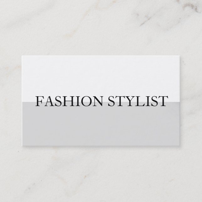 Affärskortet Modern Stylist-Professionell Visitkort (Framsida)