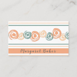 Affärskortet Modern Swirls II Visitkort