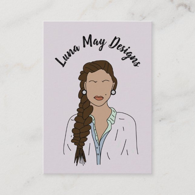 Affärskortet Modern Visning för den judiska  Chef Visitkort (Framsida)