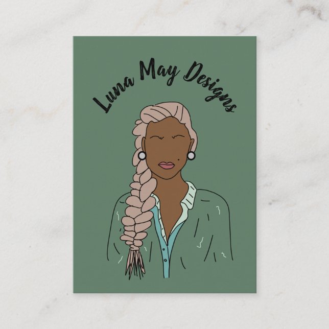 Affärskortet Modern Visning för den judiska  Chef Visitkort (Framsida)