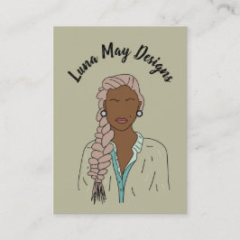 Affärskortet Modern Visning för den judiska  Chef Visitkort