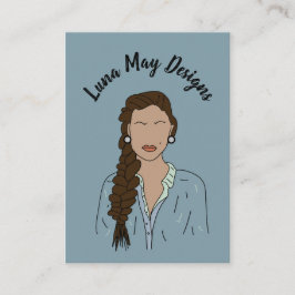 Affärskortet Modern Visning för den judiska  Chef Visitkort