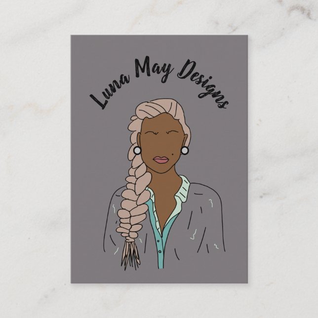 Affärskortet Modern Visning för den judiska  Chef Visitkort (Framsida)